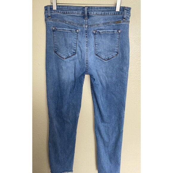 Kancan Jeans Skinny Ankle Distressed Raw Hem Stretch Size 30 - Picture 5 of 7